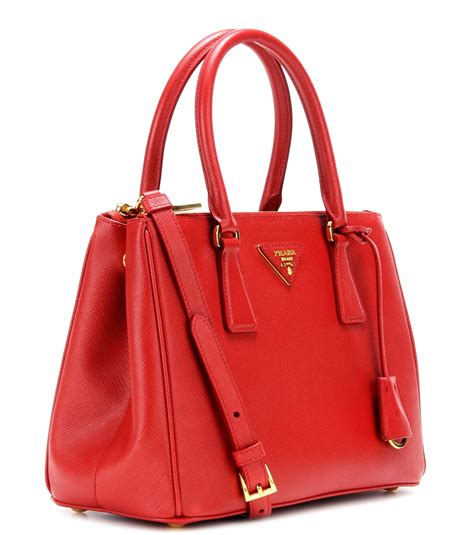 prada red interior bag|Prada saffiano leather shoulder bags.